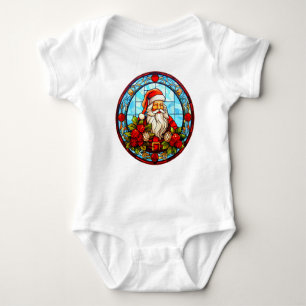 Body Vitrail Père Noël ornement de Noël-67672