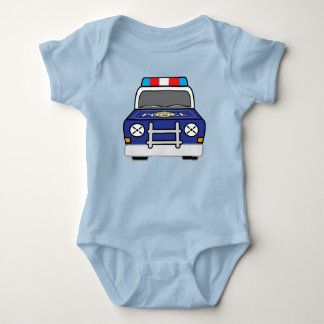 Body Voiture de patrouille bleue audacieuse de police