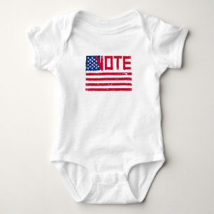 Body Vote avec vote avec drapeau américain