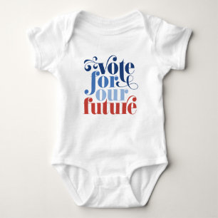 Body Votez Pour Notre Future Élection Rouge Blanc Et B