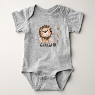 Body Vous êtes Grrreat Cute Lion Baby Bodysuit