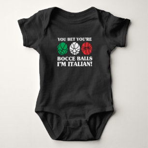 Body Vous pariez vos boules de Bocce - je suis italien