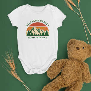 Body Voyage en famille Mountain Sunset Cute Custom