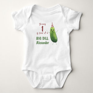 Body Watercolor Concomber Big Dill fête d'anniversaire