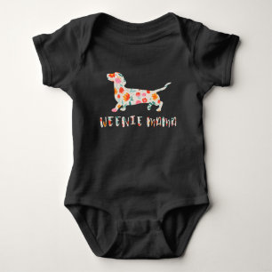 Body Weenie Mama Dachshund floral