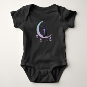 Body Wicca Crescent Lune Chat Mystique Pastel Goth