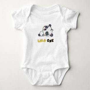 Body Wild One avec un Panda Twist - premier bébé annive