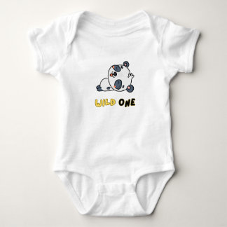 Body Wild One avec un Panda Twist - premier bébé annive