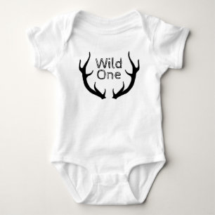 Body Wild One Deer Antlers 1er anniversaire