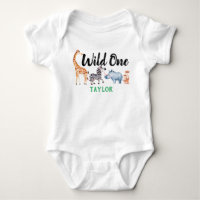 Wild One Safari animal 1er anniversaire Personnali