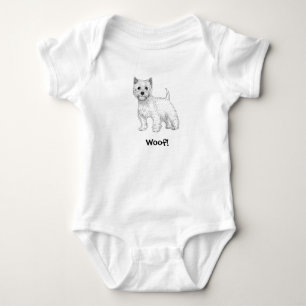 Body Woof ! Combinaison de bébé de chienchien - Terri
