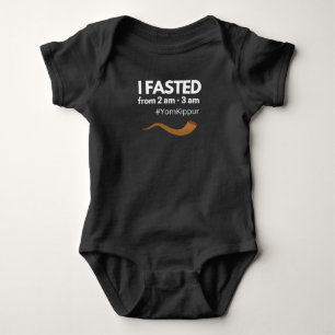 Body Yom Kippur Jewish Baby I Fasted