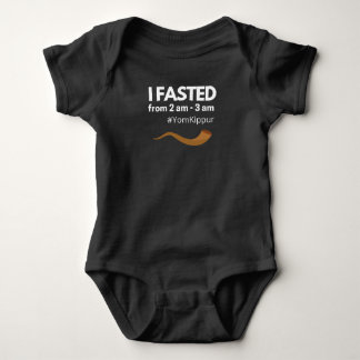 Body Yom Kippur Jewish Baby I Fasted