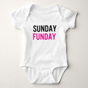 Body Zazzle Dimanche Funday Baby One Piece