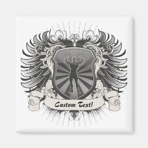 BodyBuilder Crest Magnet