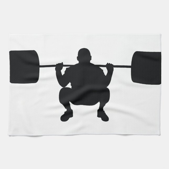 Bodybuilder Kitchen Towel (Horizontal)
