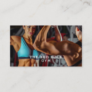 Bodybuilder, Personal trainer, Gym Instructor Business Card