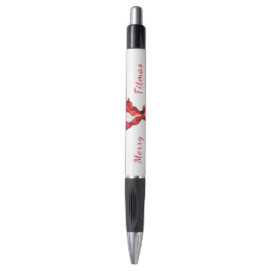 Bodybuilder Santa Funny Christmas Pen