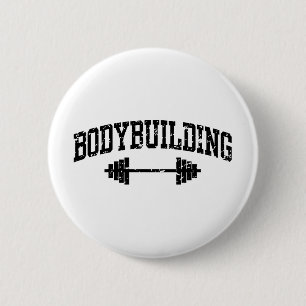 Bodybuilding 2 Inch Round Button