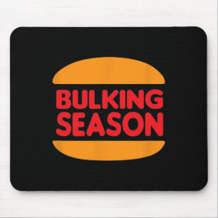Bodybuilding And Weightlifting Bulking Season Desi Mouse Pad