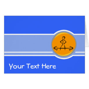 Bodybuilding; blue & orange