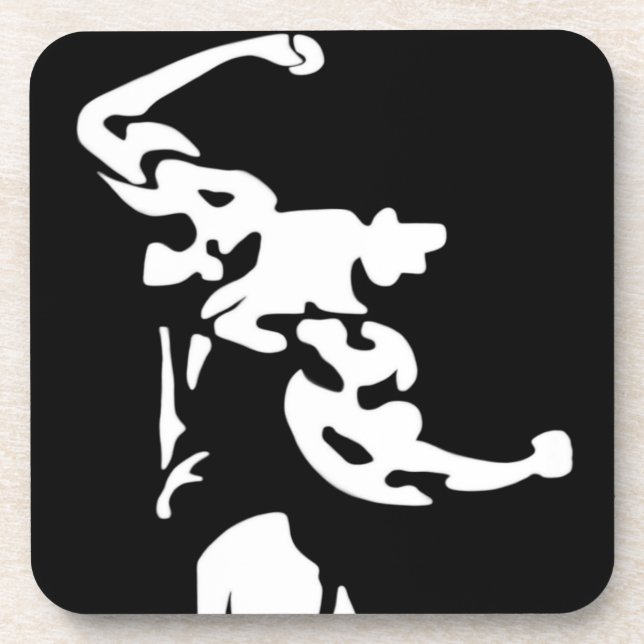 Bodybuilding Dessous de verre de liège (Devant)