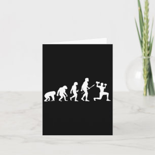 Bodybuilding Evolution Funny Bodybuilding Workout Card