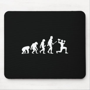 Bodybuilding Evolution Funny Bodybuilding Workout  Mouse Pad