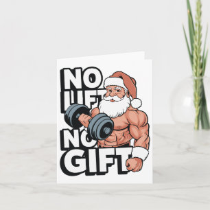 Bodybuilding Fitness Gym Christmas Gifts For Bodyb Card