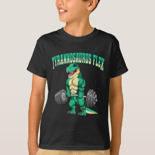 Bodybuilding Fitness Tyrannosaurus Flex Dinosaur D T-Shirt
