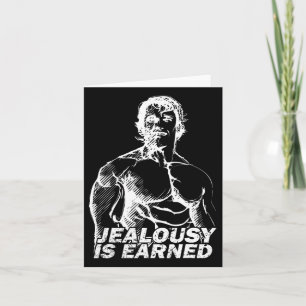 Bodybuilding Gym Inspiration Arnold Old School Gol Card