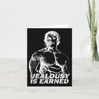 Bodybuilding Gym Inspiration Arnold Old School Gol Card