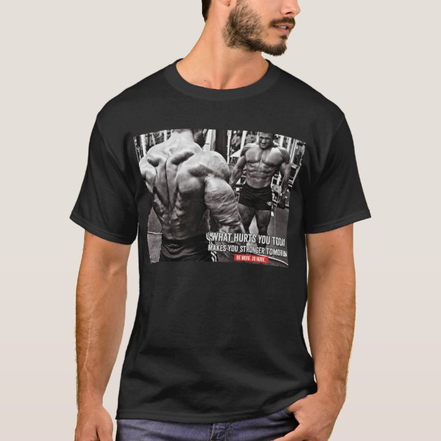 Bodybuilding Gym Motivation T-Shirt (Front)