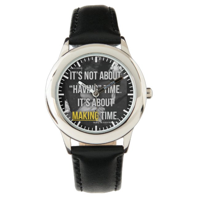 Bodybuilding Gym Motivation Watch (Front)