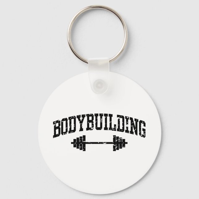 Bodybuilding Keychain (Front)
