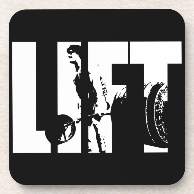 Bodybuilding Motivation Coaster (Front)