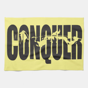 Bodybuilding Motivation - Conquer Kitchen Towel