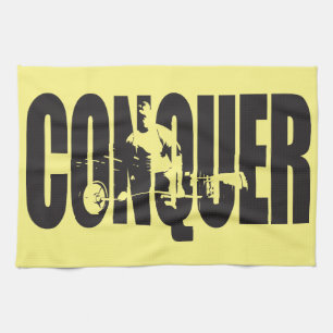Bodybuilding Motivation - Conquer Kitchen Towel