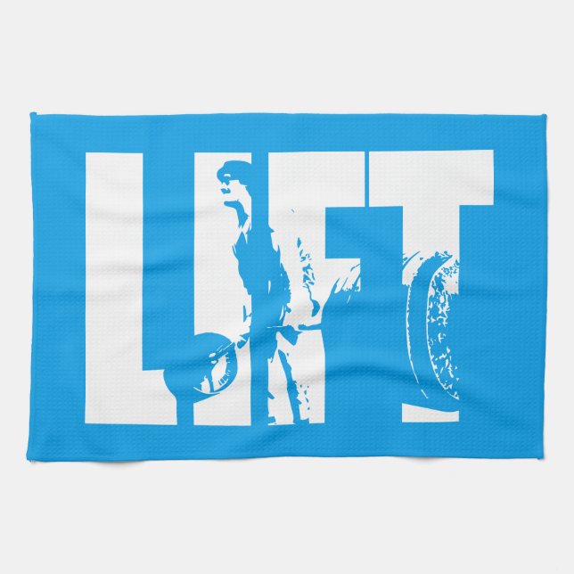 Bodybuilding Motivational Kitchen Towel (Horizontal)