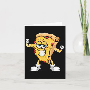 Bodybuilding Pizza Disc Fitness Workout Gym Muscle Card