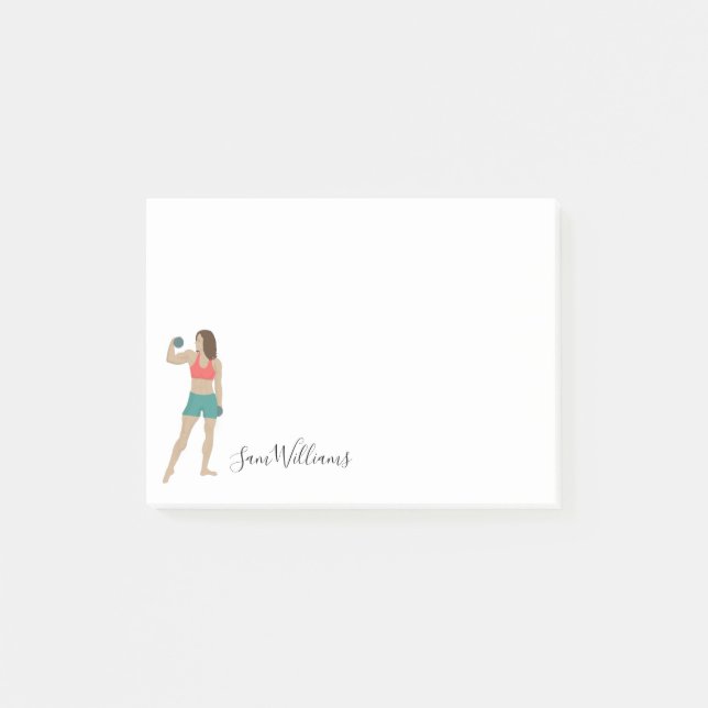 Bodybuilding Post-it Notes (Front)