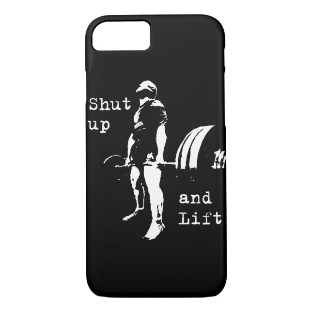 Bodybuilding - Shut Up And Lift - Deadlift Case-Mate iPhone Case (Back)