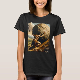 Bodybuilding Sisyphus Endurance Clic Art Greek Myt T-Shirt