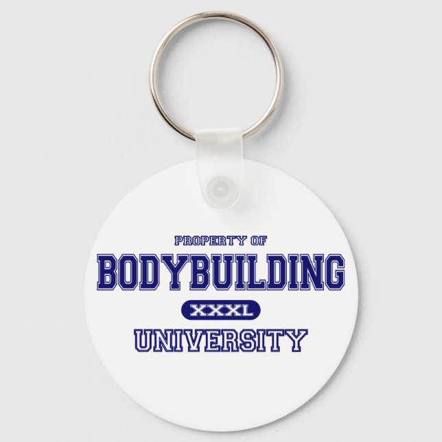 Bodybuilding University Keychain (Front)