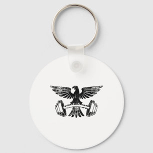 Bodybuilding Weightlifting Workout Home Gym - Vint Keychain