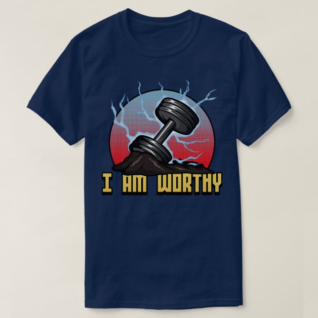 Bodybuilding with Dumbbells 4 T-Shirt (Design Front)