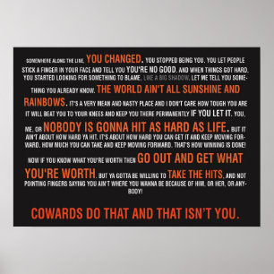 Bodybuilding Workout Fitness Motivational Poster