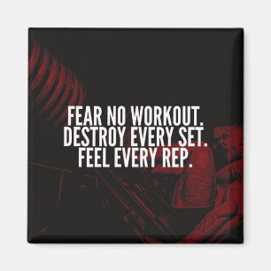 Bodybuilding Workout Motivational Magnet