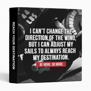 Bodybuilding Workout Motivational Words Binder