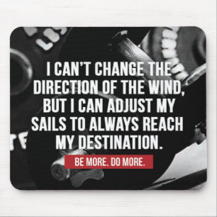 Bodybuilding Workout Motivational Words Mouse Pad